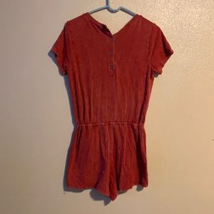 Super Comfy Red Romper